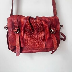 Handmade Brown Leather Satchel